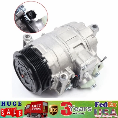 Compresor de aire acondicionado con embrague para Mercedes-Benz E350 C350 C300 0002306511 2010-2013 Foto 1 de 4