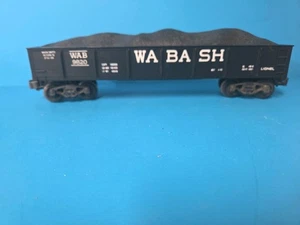 Coche góndola Wabash vintage LIONEL 6-9820 vagón de tren calibre O WAB 9820 excelente - Imagen 1 de 10