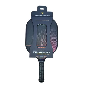 New ~ PADDLETEK Tempest Wave Pro V3 Pickleball Paddle Sunset TEMPWP3 - Picture 1 of 3