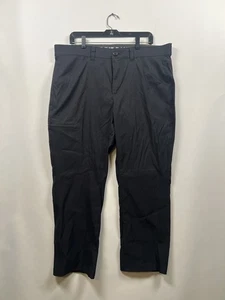 Eddie Bauer Pants Mens 40x29 Black Rainer Tech Hiking Cargo Outdoors - Picture 1 of 14