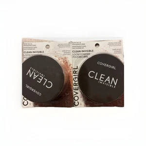 Lot of 2 - Covergirl Clean Invisible Loose Powder 135 Translucent Deep - Picture 1 of 1