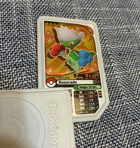 Roserade Pokemon Gaole Ga-ole Game Machine English Nintendo GAME FREAK Card Scan - Picture 1 of 2