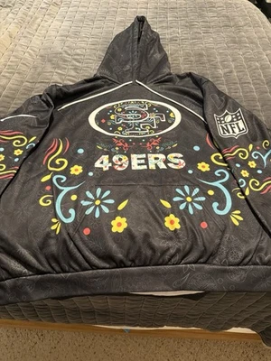 San Francisco 49ers | Sudadera con Capucha Premium NFL Día de los Muertos Ediciones Limitadas Foto 1 de 4