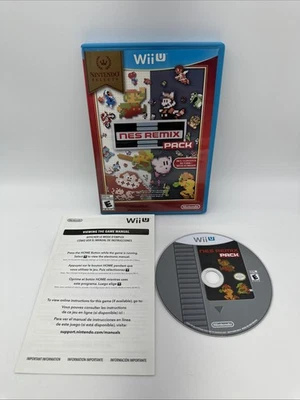 NES Remix Pack Nintendo Wii U COMPLETE in box! Nintendo Selects - Image 1 of 4