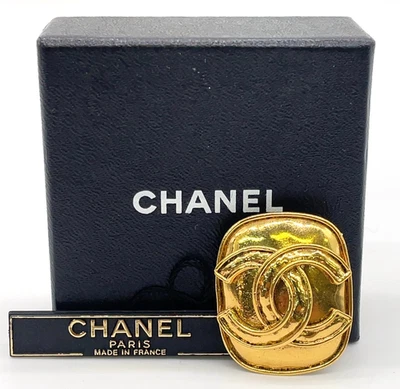 Auténtico broche Chanel Coco Marks 94P con caja SKS3771 Foto 1 de 4