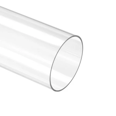 Круглая трубка 2,8 дюйма внутренний диаметр 3 дюйма внешний диаметр 17 дюймов высокая жесткость поликарбонат для самодельных пластиковых труб прозрачная - Изображение 1 из 4