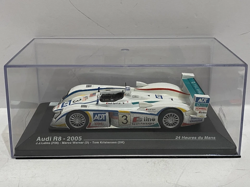 Audi R8 Lehto Werner Kristensen 2005 24h Le Mans 1:43 Diecast modelcar - Image 1 of 1