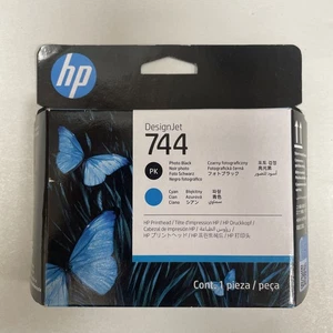 HP 744 Photo Black/Cyan Printhead F9J86A - Zdjęcie 1 z 3