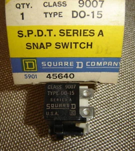 INTERRUPTOR DE PRESIÓN CUADRADO D 9007-DO15 9007DO15 INTERRUPTOR DE LÍMITE - Imagen 1 de 1