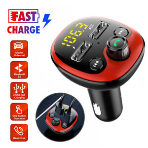 Usb Charger Fm Transmitter Mp3 Player Bluetooth Adapter Car Interior Accessories