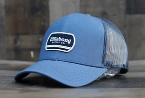 Nuevo Billabong Surfing Denim Amurallado Para Hombres Precurvado Camionero Snapback Sombrero RHTBBL-61 - Imagen 1 de 3