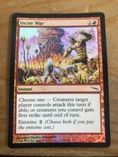 Incite War HOLO Mirrodin MTG