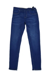 Levi's Pull On Leggings Jeggings Dark Wash Denim Blue Jean Youth Girls 14 - Picture 1 of 12