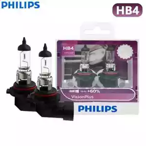 Philips VisionPlus HB4 9006 Halogen Original Headlight Car Lamps 12V 55W 3250K - Picture 1 of 6
