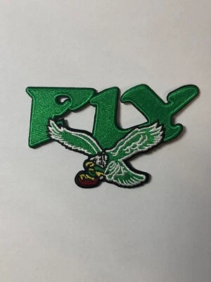 HANDMADE Fly Eagle iron on Patch, mascot, sports , philly