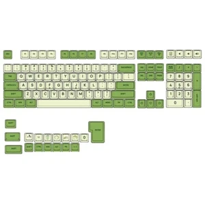 125-key PBT Keycaps DYE-SUB XDA Profile Matcha Green English Keycap Set - Picture 1 of 7