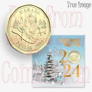 2024 Peace and Joy Holiday 5-Coin Gift Card Set $2,special dollar $1,25c,10c,5c - Picture 1 of 6