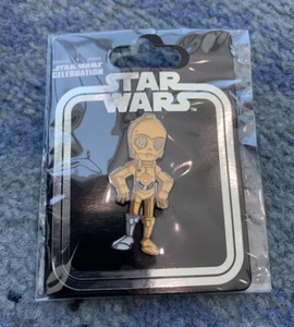 Star Wars Celebration 2022 Anaheim EXCLUSIVE INCENTIVE Pin C-3PO Threepio - Picture 1 of 1