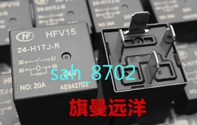 1 PCS NEW HF HFV15 24-H1TJ-R Automotive Relay 24V 20A 4-pin - Image 1 of 2