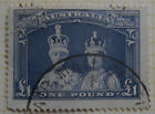 Australia -  1937 £1 bluish slate - sg178