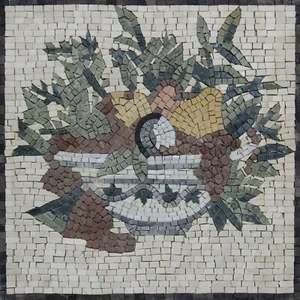 Reichhaltig verschiedene Obstkorb Küche Backsplash Marmor Mosaik - Bild 1 von 1