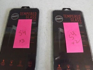 Screen Protector +Tempered Glass Screen Protector For Samsung Galaxy S4 Lot of - Picture 1 of 6