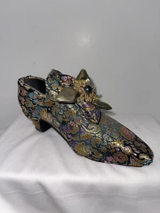Scarpa donna vintage da collezione replica 1700 scarpa ceramica avvolta setosa - Foto 1 di 13
