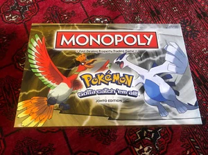 Monopoly Pokemon Johto Edition Board Game 2016 Complete! New Condition - Picture 1 of 10