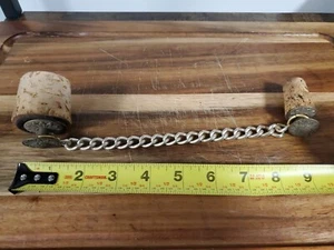 Double Cork On Chain For Glass Decanter - Picture 1 of 8