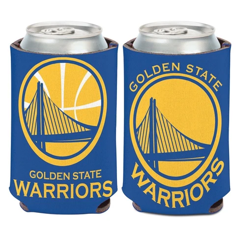 GOLDEN STATE WARRIORS NBA NEOPRENE CAN BOTTLE COOZIE KOOZIE COOLER Cover
