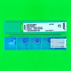 WIDIA CCMT09T308MU WP15CT - CCMT3252MU Wendeschneidplatten 10 Stück NEU - Bild 1 von 3