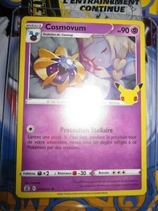 POKEMON RARE CELEBRATIONS FRANCAIS COSMOVUM 014/025 HOLOFOIL NEUF MINT 25 ANS - Picture 1 of 2