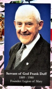 Servant of God Frank Duff + Prayer (2" x 3 1/2") Heavy Paperstock Holy Card - Picture 1 of 2