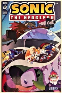 SONIC The HEDGEHOG Comic Book IDW #55 Cove A November 2022 Bagged & Boarded NEW - Picture 1 of 3