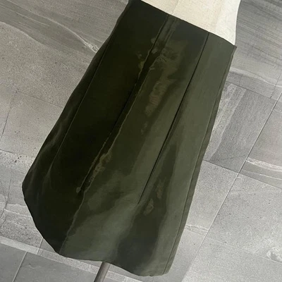 LOUIS VUITTON логотип воздушный шар трапеция юбка женщин размер 36 хлопок шерсти подлинный - Изображение 1 из 4