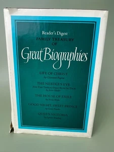 Reader's Digest Family Treasury Great Biographies Volume III Book First Edition - Foto 1 di 10