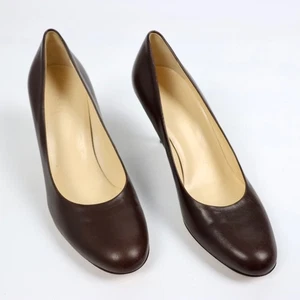 Gucci klassische Leder Pumps dunkelbraun Kitten Heel Größe EU 39,5 / US 9,5 - Bild 1 von 7