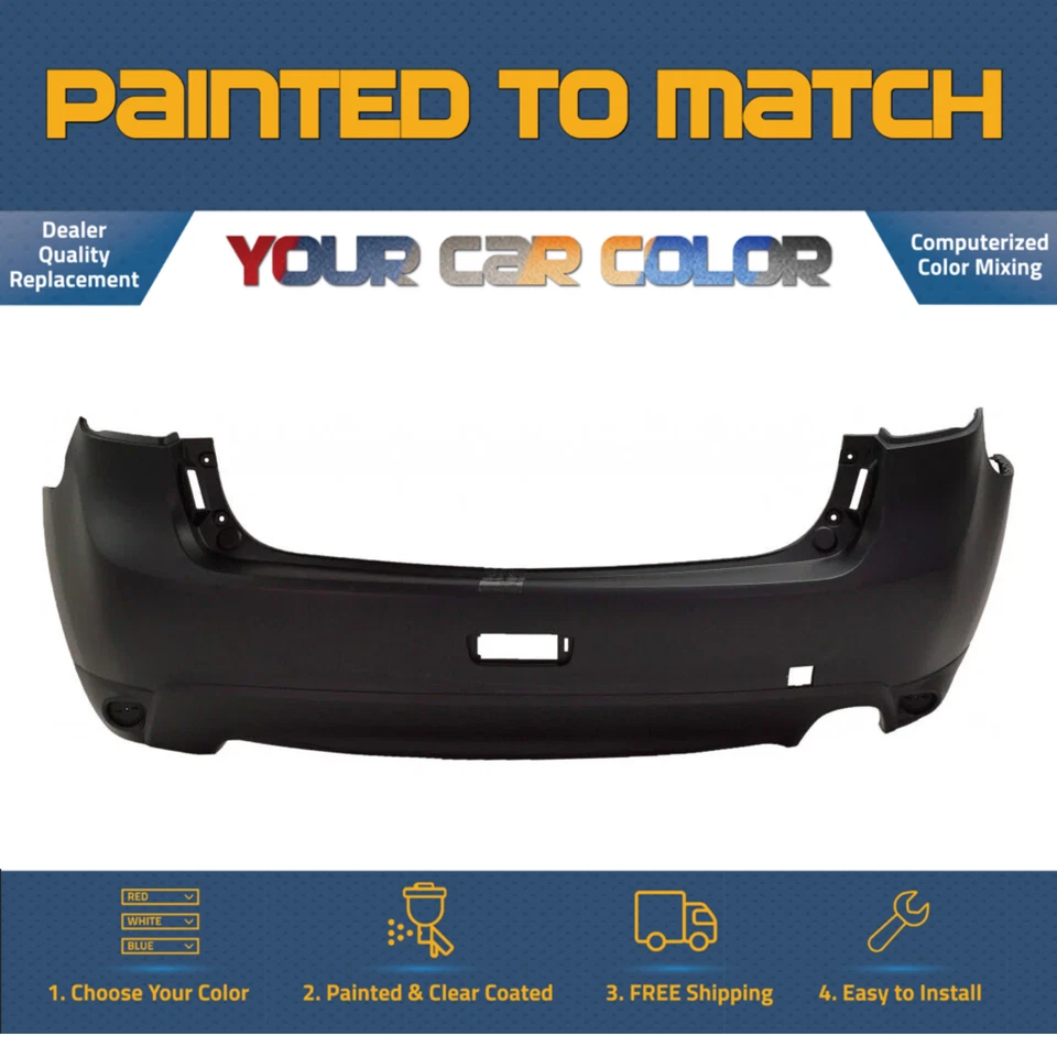 For 2013-2015 MITSUBISHI RVR; Rear Bumper Cover; w/o Flare Hole Lower Painted — 第 1/1 张图片
