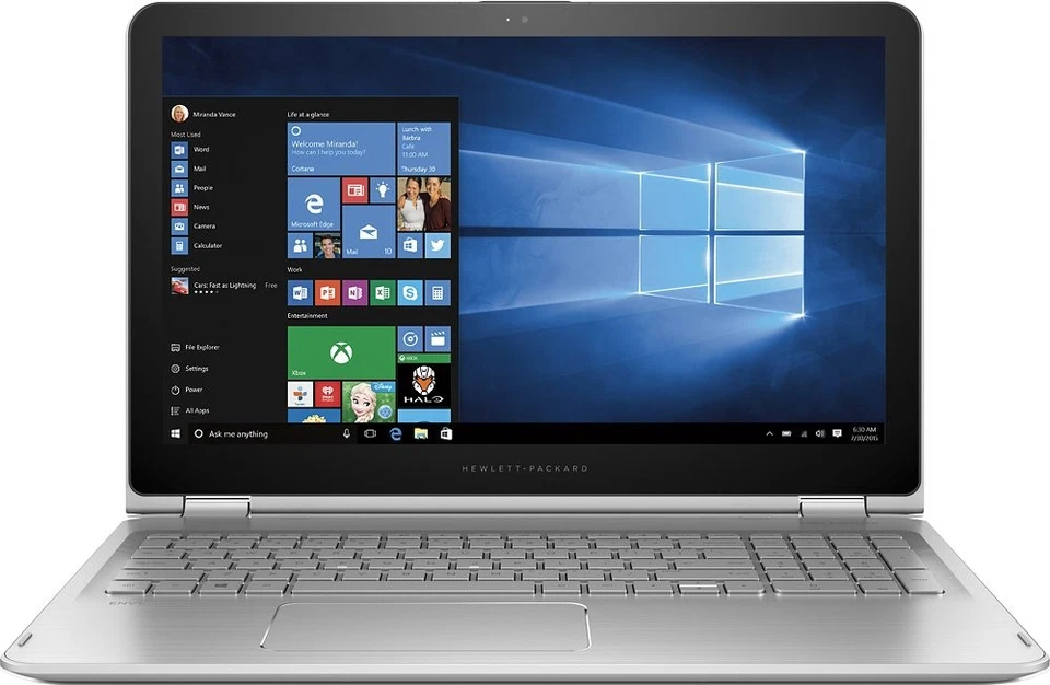 HP ENVY x360 2 en 1 m6-w102dx 15.6" FHD Táctil i7-5500U 8GB 1TB HDD GeForce 930M Foto 1 de 4