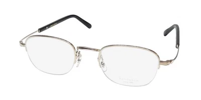 НОВАЯ КВАДРАТНАЯ ЯПОНСКАЯ МУЖСКАЯ ОПРАВА ДЛЯ ОЧКОВ MASUNAGA GMS-112 46-22-150 ЗОЛОТАЯ ПОЛОВИНА ОБОДА - Изображение 1 из 4