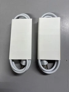 Set of 2 Apple MacBook AC Power Adapter 6ft Extension Cable - Volex APC7H - NEW - Picture 1 of 7