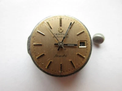 Certina cal. 17-351 Nuevo Arte Esfera Suiza Movimiento Reloj Automático - Funcionando Foto 1 de 3