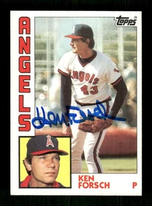 1984 Topps 765 Ken Forsch signed auto autograph  crisp blue sharpie MZ BXCP56 - Picture 1 of 2