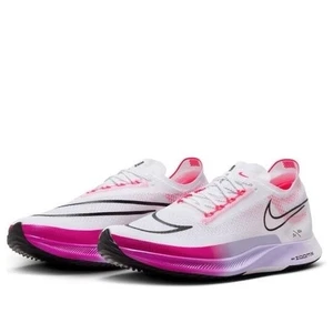 new Men’s 11.5 Nike ZoomX Streakfly Running Shoes White/Vivid Grape DJ6566-104 - Picture 1 of 5