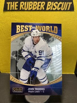 John Tavares 2019-20 O-Pee-Chee Platinum Best in the World #BW3 Toronto Maple - Image 1 of 2