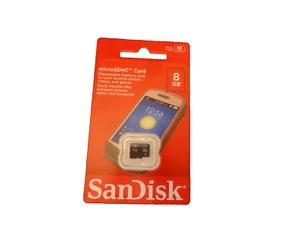 SanDisk 8GB Class 4 - MicroSDHC Card - OEM - SDSDQM-008G-B35A - Photo 1 sur 2