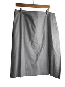 Pendleton Sz 16 grey lined wool blend Skirt Made in USA - Picture 1 of 3