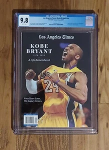 KOBE BRYANT LOS ANGELES LAKERS CGC 9.8 LA TIMES MEREDITH A LIFE REMEMBERED ISSUE - Picture 1 of 2