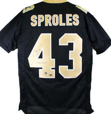 Darren Sproles Signed Autographed Black Pro Style Jersey w/Who Dat-Beckett Holog