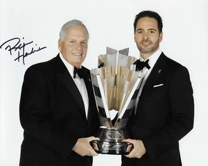 RICK HENDRICK Signed Autographed 8x10 Photo NASCAR Jimmie Johnson - Picture 1 of 1